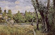 Camille Pissarro Multi pont de-sac under the sun Schwarz oil on canvas